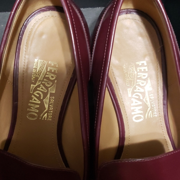 Salvatore Ferragamo Red Wine Loafers - Picture 4 of 7